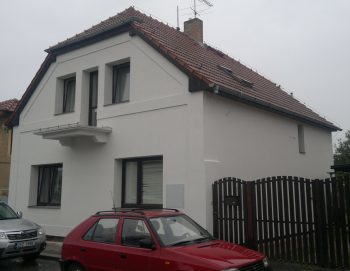 Fasáda RD v Českém Brodě 2014